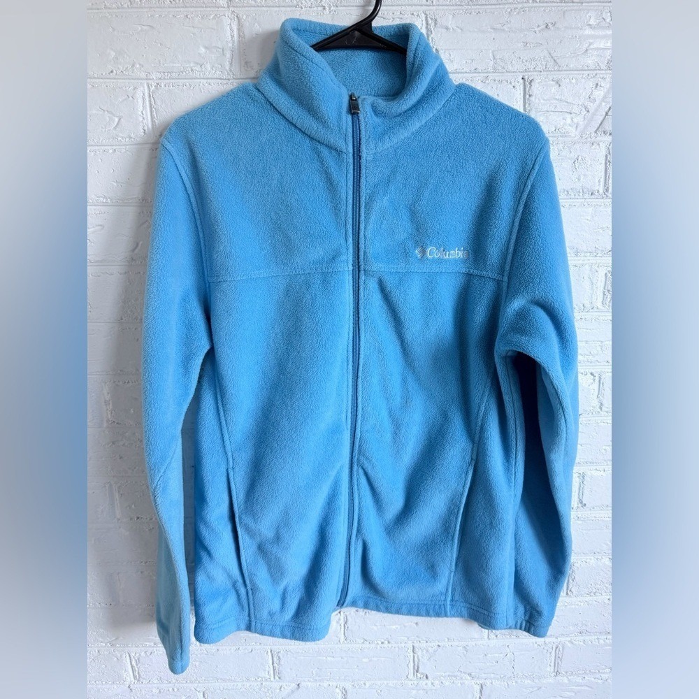 Columbia Fleece Jacket Full Zip Blue Size M Sportswear‎ Company